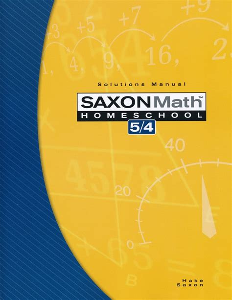 Saxon Math 54 Kit 3rd Edition Rock Solid Home School Books