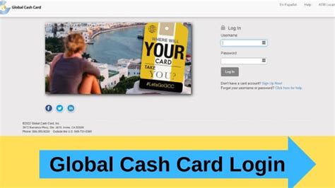 Login Portal Global Cash Card