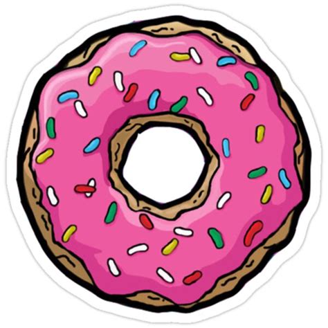 Tumblr Doughnut With Sprinkles Stickers By Jordentaylor Redbubble