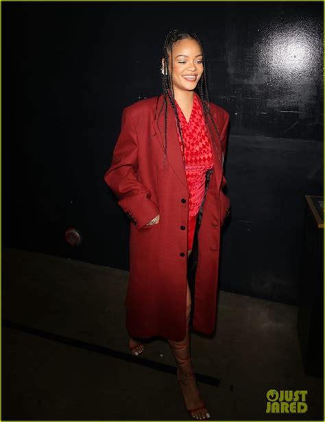 Rihanna Is Ravishing In Red At Boyfriend Aap Rockys Complexcon 2021