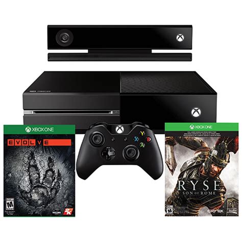 Xbox One 500gb Evolve Bundle With Kinect Refurbished 34999