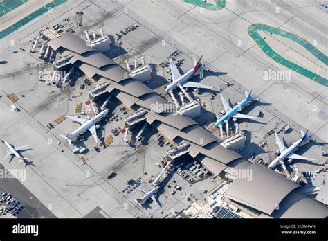 Tom Bradley International Terminal At Los Angeles Airport Lax Aerial