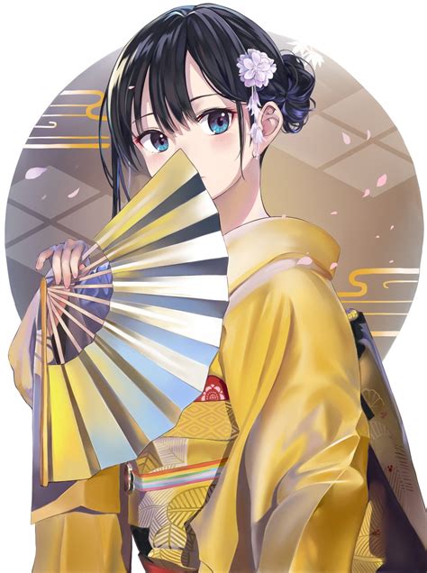 Yellow Kimono Original Ranimeblush