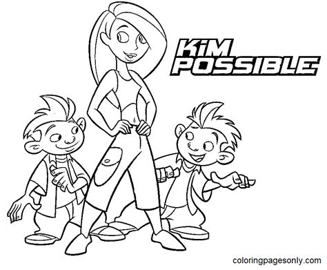 28 Kim Possible Coloring Pages Sheryllharron