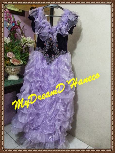 Jual beli baju pengantin wedding gown online terlengkap, aman & nyaman di tokopedia. MyDream D'Haneco: Baju Pengantin Warna Purple (Kod No. MDH 02)