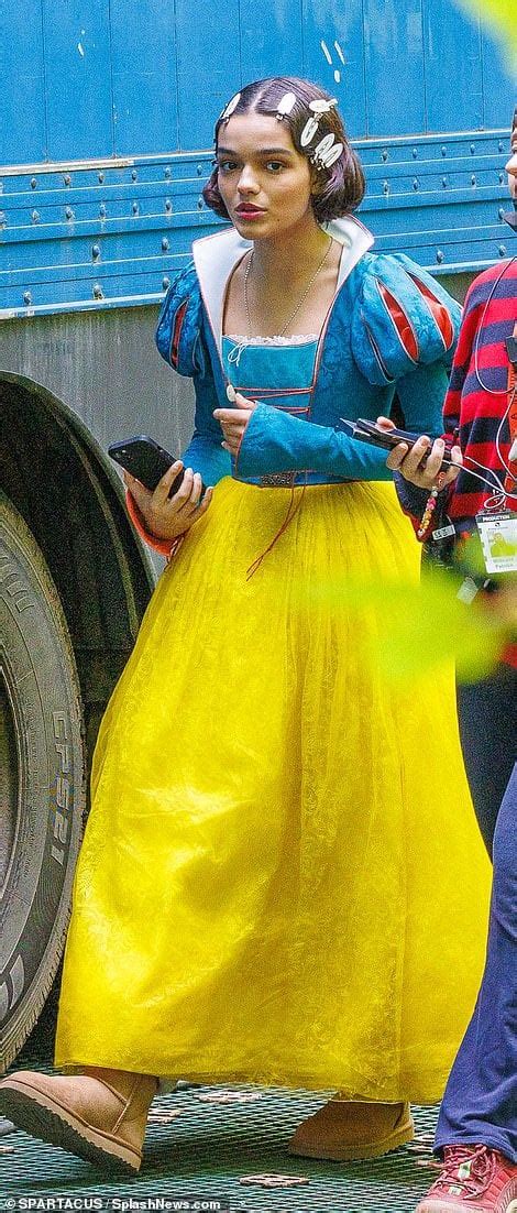 Photos Give First Glimpse Of Snow White Actress In Costume On Set Of