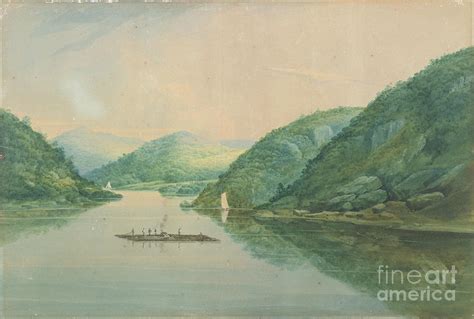 View Near Fort Montgomery New York 1820 Painting By William Guy Wall