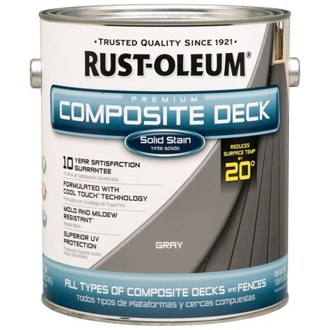 Rust Oleum 1 Gallon Solid Exterior Stain At