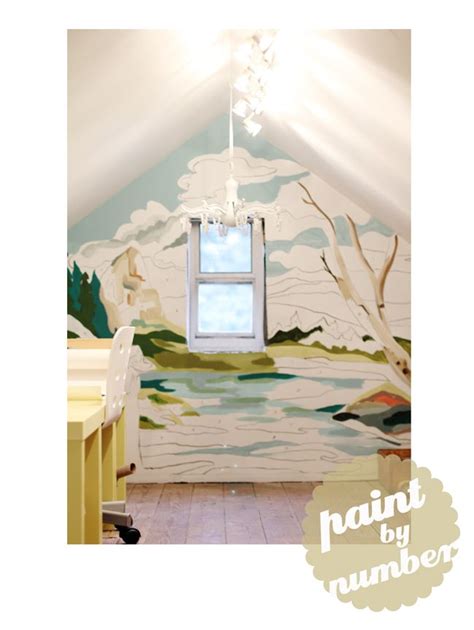 Paint By Number Paintings Diy Murals Crafts A La Mode