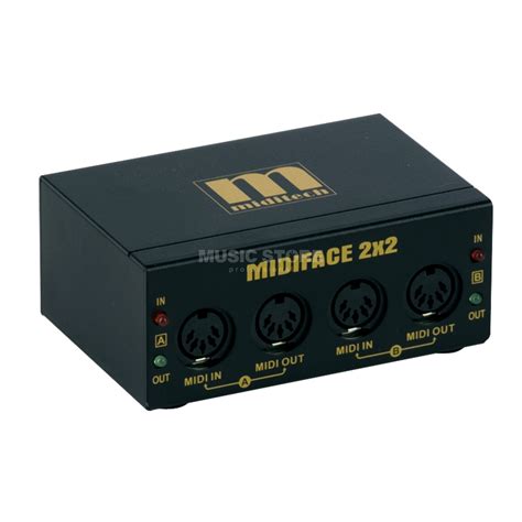 Miditech Midiface 2x2 Usb Midi Interface Music Store Professional