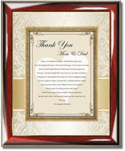 Check spelling or type a new query. Wedding gift ideas for parents from bride and groom mother ...