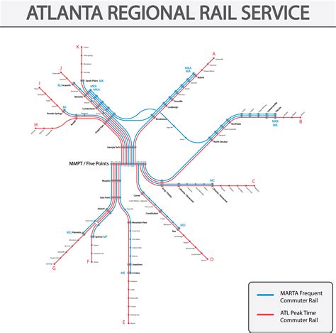 Oc A Hypothetical Atlanta Regional Rail Service Map Ratlanta