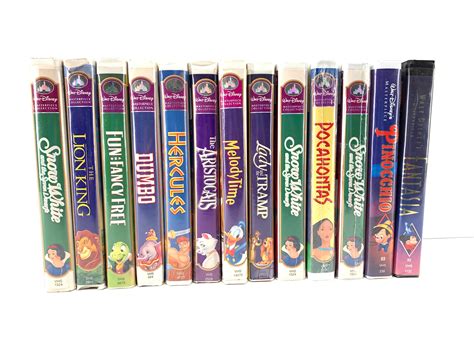 Lot Lot Of 16 Walt Disney Masterpiece Collection Vhs