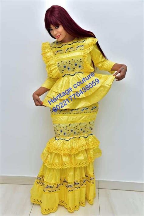 Tendances Tabaski De Heritage Couture 8 Robe Africaine Couture Mode