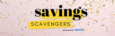 Walmart Black Friday & Cyber Monday Savings Scavengers