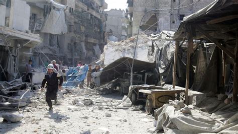 Syria Conflict Russian War Crimes Claim Rhetoric Says Putin Bbc News