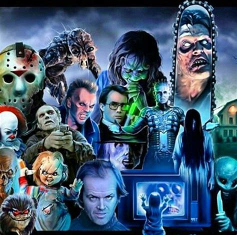 Pin By Jeff Osco On The Gangs All Here Horror Icons Horror Movie Art
