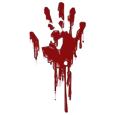 Bloody Handprint Smear Png Free Template Ppt Premium Download 2020