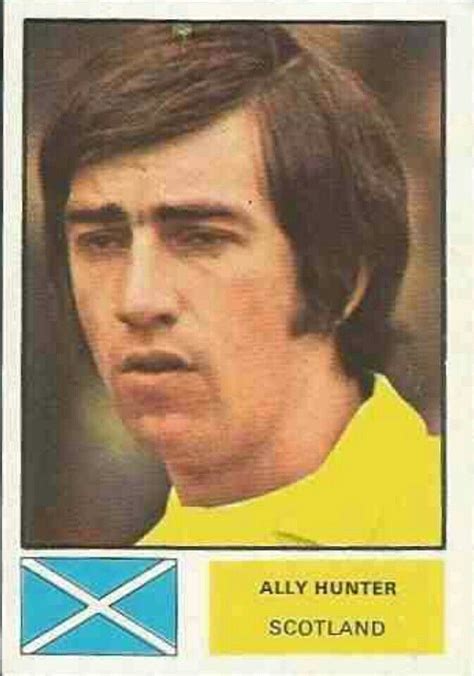ally hunter of scotland 1974 world cup finals card world cup world cup final 1974 world cup