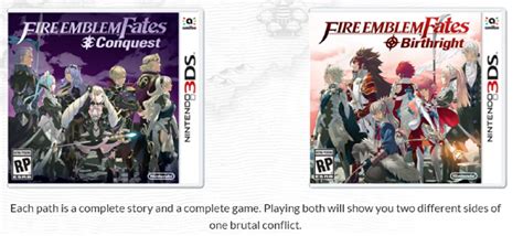 Fire Emblem Fates Birthright Conquest And Revelation Release Date