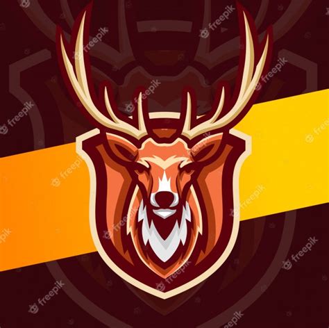 Premium Vector Deer Mascot Esport Logo Design