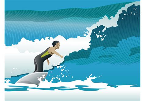Surfer Ocean Waves Vector Download Free Vector Art Stock Graphics