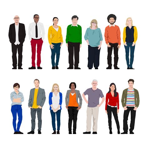 Illustration Of Diverse People Download Free Vectors Clipart