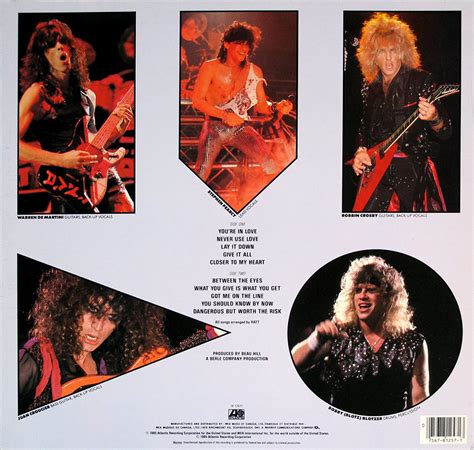 Ratt Invasion Of Your Privacy Canada Release Album Cover Gallery And 12