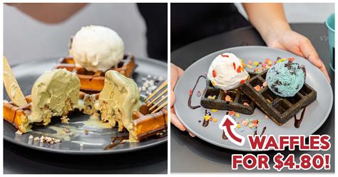 Naked Ice Cream Review New Cafe In Serangoon Has Waffles And Ice Cream Open Till Am