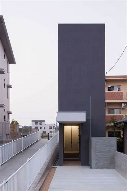 Rumah Narrow Concrete Kimura Desain Kouichi Architects