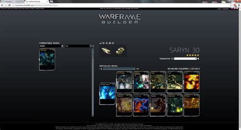 The components will be ready in 12 hours while you will have to wait for 3 days till saryn is completely built. Warframe: Saryn - Balanced Build and Guide | GamesCrack.org