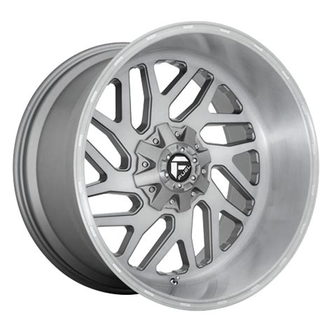 20 Inch Gray Wheels Rims Lifted Ford F250 F350 Fuel Offroad D715 20x12