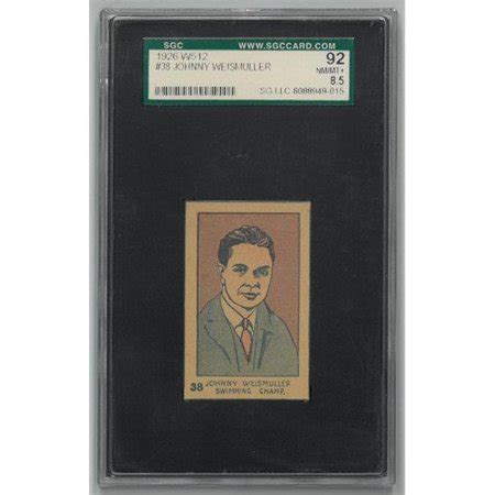 Shop sports collectible trading cards including singles, graded cards, packs, boxes, sets, and more. Athlon Sports CTBL-023284 Johnny Weismuller Swimming Champ 1926 W512 Trading Card - SGC Graded ...