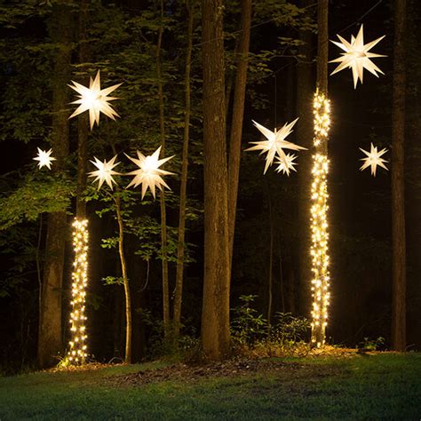 Lighted Moravian Star White Led Yard Envy