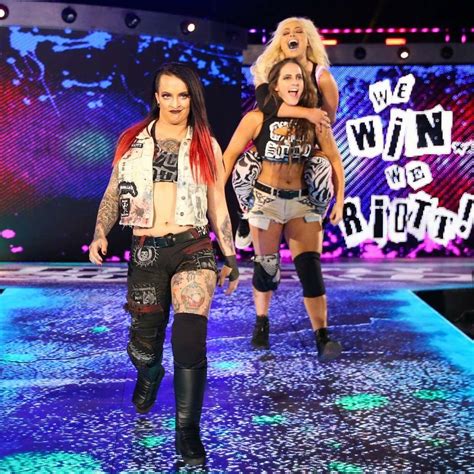 Ruby Riott With Liv Morgan And Sarah Logan In Her Corner As Ruby Verse