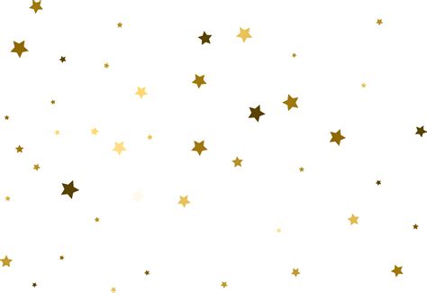 Estrellas Doradas Que Caen Al Azar 17229553 Png