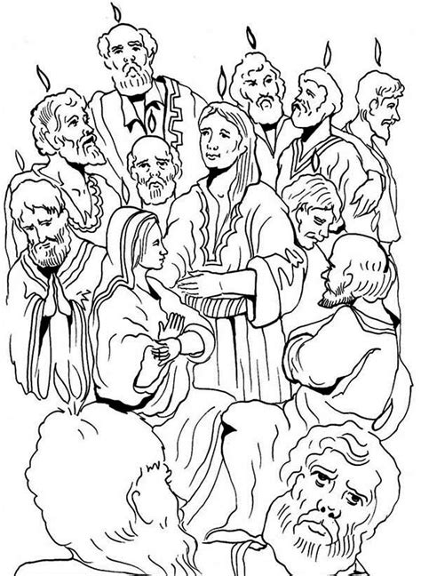 Day Of Pentecost Coloring Pages At Getdrawings Free Download