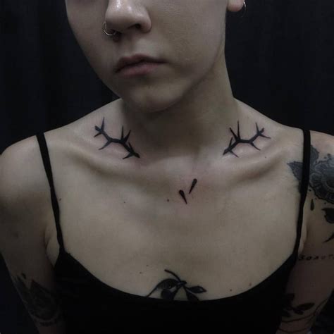 Tattoo Emo Sadness Blackandwhite Thorns Belly Tattoos Bone
