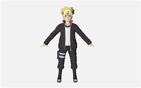 Boruto 3d Model Rigged 3d Model Turbosquid 1714451