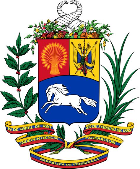 Coat Of Arms Of Venezuela Base And Superstructure List Of Presidents