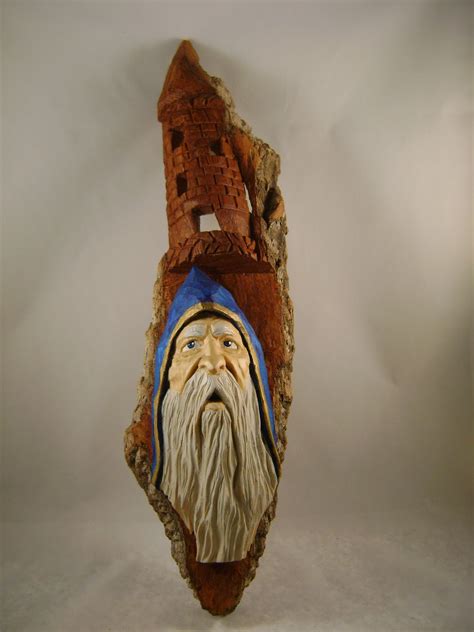 Carvings by Sean: Fantasy carvings for sale hand carved wooden.