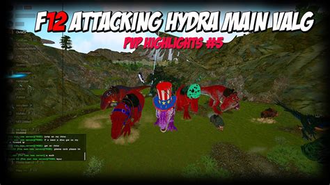 Ark Official Pvp F12 Attacking Hydra Main Valg Pvp Highlights 5