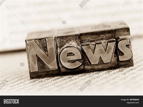 Word News Written Lead Image And Photo Free Trial Bigstock