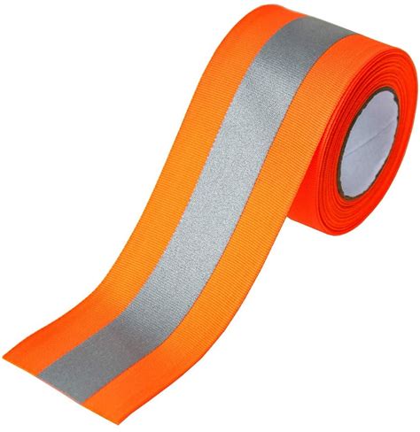 Sew On High Visibility Hi Vis Retro Reflective Fabric Tape 2 X 25 Yds