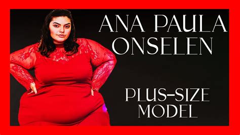 🔴 breaking all rules ana paula onselen s bold journey in plus size modeling and fashion [4k 60