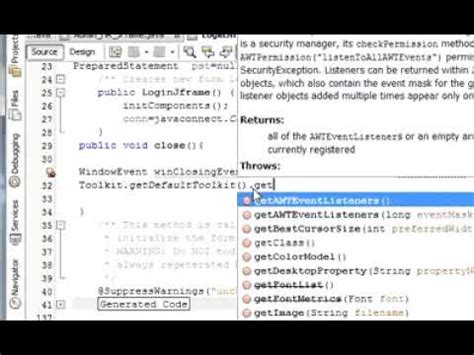 Java Prog How To Center A Jframe On Screen In Netbeans Java Youtube