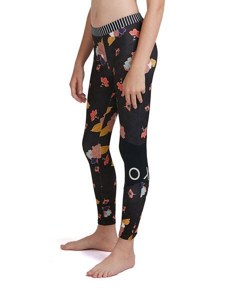Roxy Girls 8 14 Riding Time Fitness Legging Anthracite Surfstitch