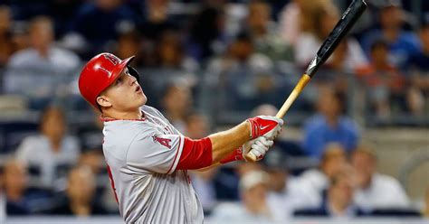 Mike Trout History A 2013 Home Run At Yankee Stadium Halos Heaven