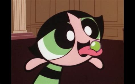 Buttercup Eating Candy From The Powerpuff Girls Episode Candy Is Dandy