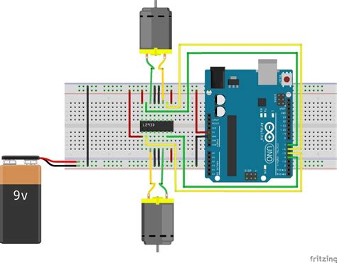 Controlling 2 Dc Motors Using L293d Motor Driver Arduino Projects